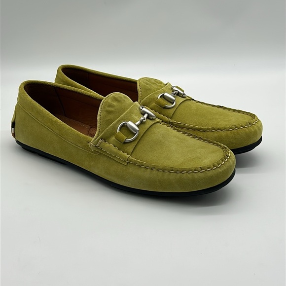 2480- Allen Edmonds Green Suede Slip-On Loafers Size 10 D NWT - Picture 3 of 12